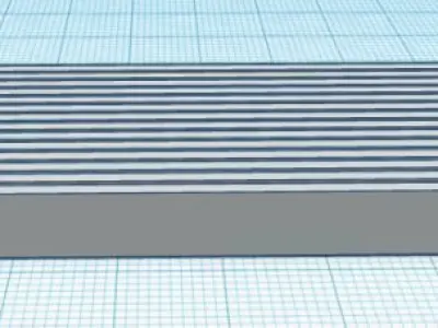 RC Drift Car Intercooler 1 10 Accesories 3D print model