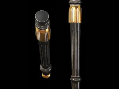 Classic leg 005 3D model