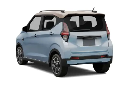 Mitsubishi EK EV 2023 Low-poly 3D model
