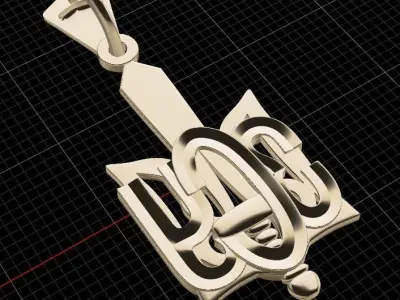 Ukrainian Trident 3D print model 17