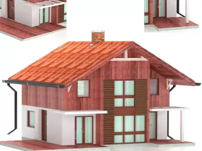 Cottage 02-21 Free 3D model