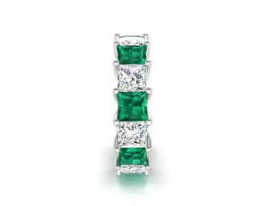 Ring M113 The luxury female ring with gems wedding Size 7 5 USA 3D print model