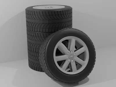 Audi wheel 3D model