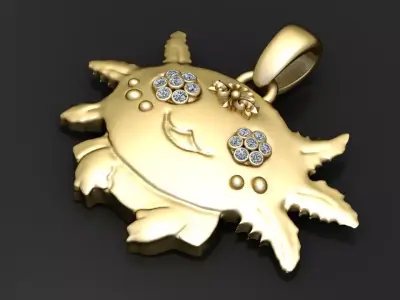 jewelry model sun  3D print model