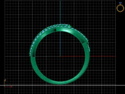 Women Ring 3DM Womens Ring 3d models 3D print model 3D print model 21