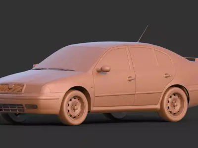Skoda Octavia 3D print model
