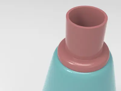 Lopy Vase Low-poly 3D model