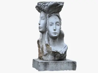Stone Sculpture 3D model