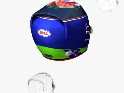 Hartley helmet 2018 Low-poly 3D model