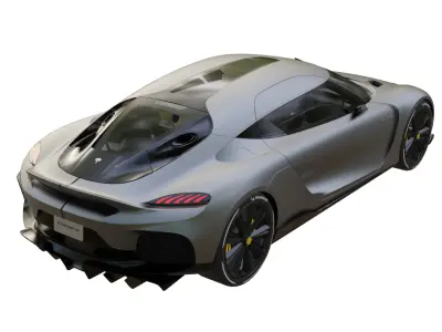 koenigsegg GEMERA Low-poly 3D model