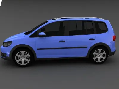 Volkswagen CrossTouran 2011 3D model