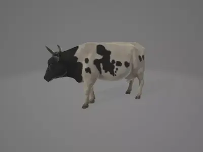 3d cow 3D model purchase