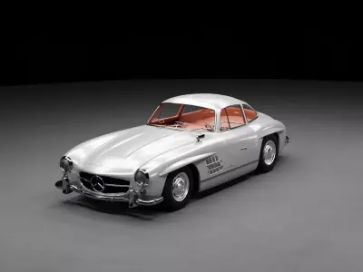 Mercedes 300 SL Gulwing 3D model