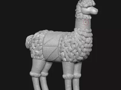 Alpaca 3D print model