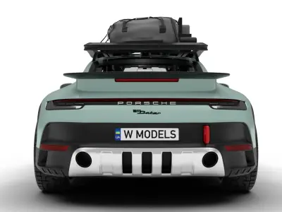 Porsche 911 Dakar 2023 3d model  3D model