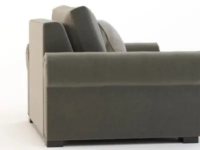 Lebanon Modular Sectional Sofa Lounge Chair 3D model