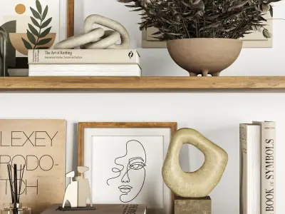 decorative set Vol009 3D model