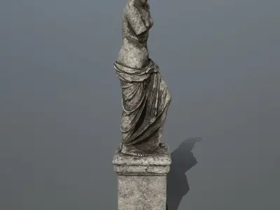 Venus  de  Milo Low-poly 3D model
