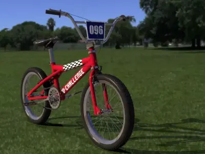 bicycle bmx bike 3D model