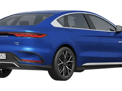 BYD Han 2025 3D model