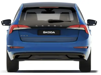 Skoda Scala 2019 3D model