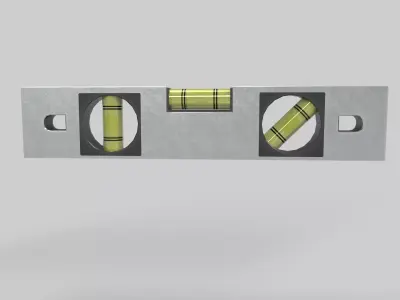 Spirit Level Low-poly 3D model