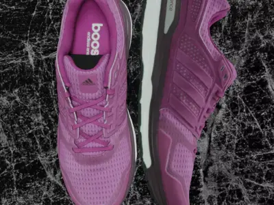 ADIDAS 3D SHOES - PINK - SUPERNOVA Low-poly 3D model