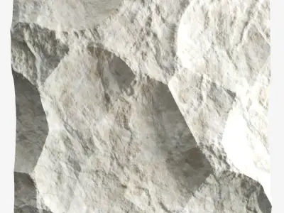 210-RockPanel rock wall art 3D model