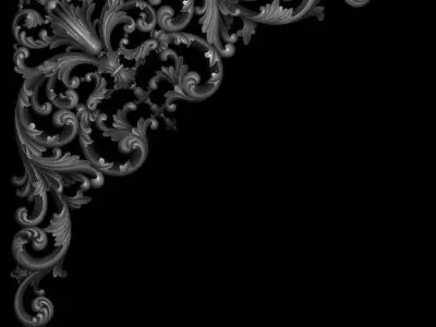 3d model of flowers and leaves 3D print model