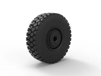  Offroad truck wheel 1 3D print model