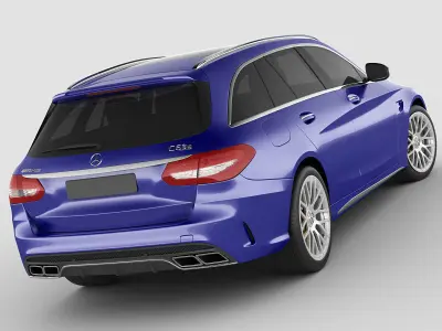 Mercedes c63 AMG estate 3D model