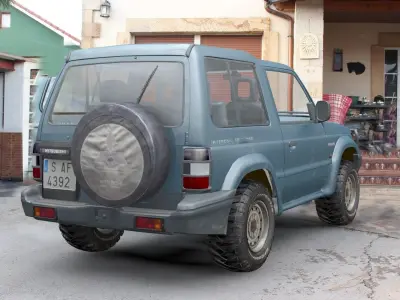 Mitshubishi Pajero 1995 Montero 3D model