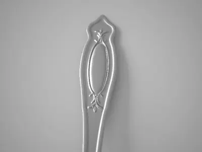 spoon two spoons Free 3D model