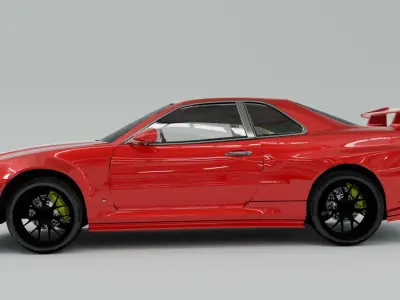 Nissan Skyline 3D model 3D model