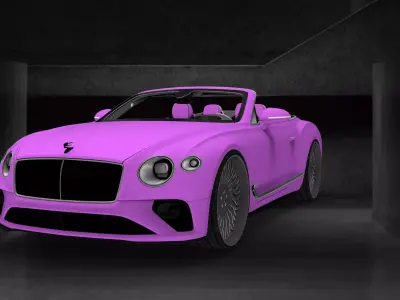 Bentley Continental GT 3D model by PIXELCRAZE