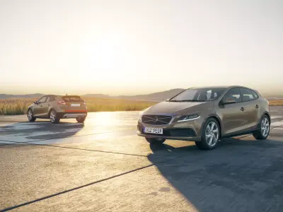 Small swedish car unbranded 3D model