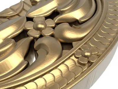  decorative pattern ready for 3D printing 3D model 335
