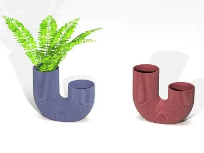 TUBE VASE 3D model