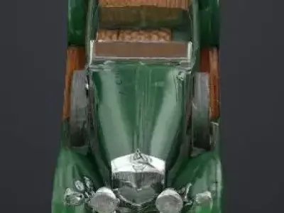 High Quality 3D Model Of Bentley 1903 Classic Vintage Car  3D print model