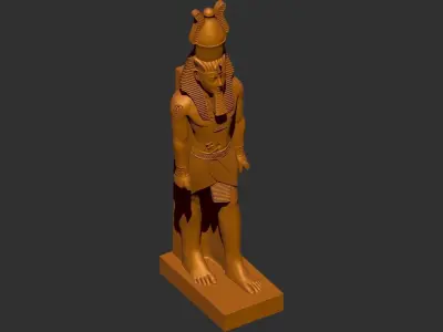 Ramesses Ramses  II statue  STL 3D Printable model 3D print model