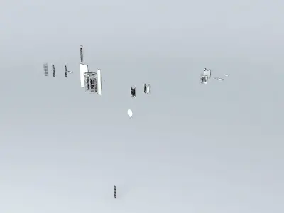 Fence and Arbor Free 3D model