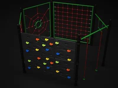 Teenagers Outdoors Toys 3D model