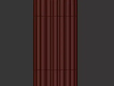  Minimal  Modern Column Set High-Quality 3D Models for Interiors 3D model