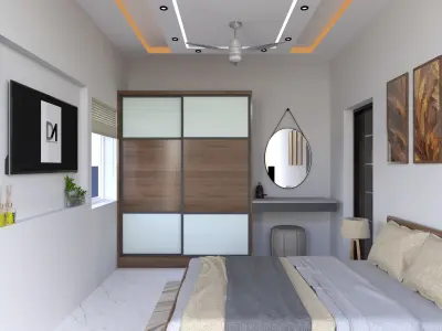 bed room  Free 3D model