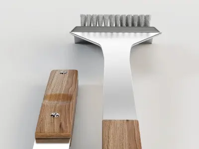 BBQ Grill Brush 3D model