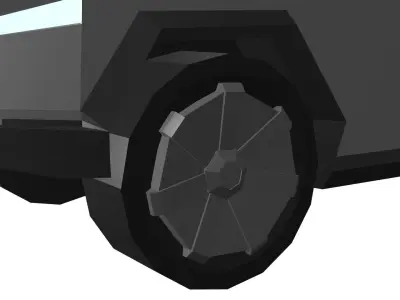 Tesla Cybertruck 3D Model 3D model purchase