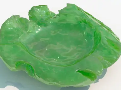 Realistic Jade Bowl with 4K textures Low-poly 3D model
