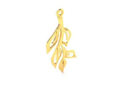 Solitaire Women Pendants 3dm STL OBJ FBX Render Details 3D print model 6