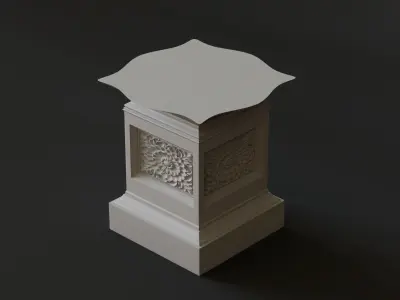 pedestal 02 3D print model