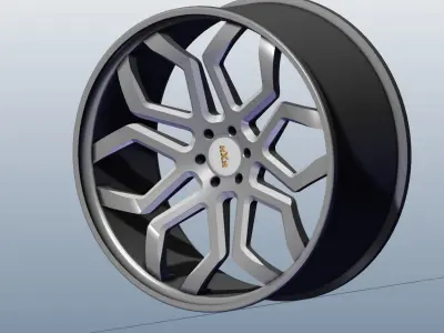 CAR RIM 3D model 26